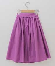 KJHDD05034 a.v.v KIDS(アー・ヴェ・ヴェ) [100-130]ウェストリボンラップスカート[WEB限定サイズ] パープル