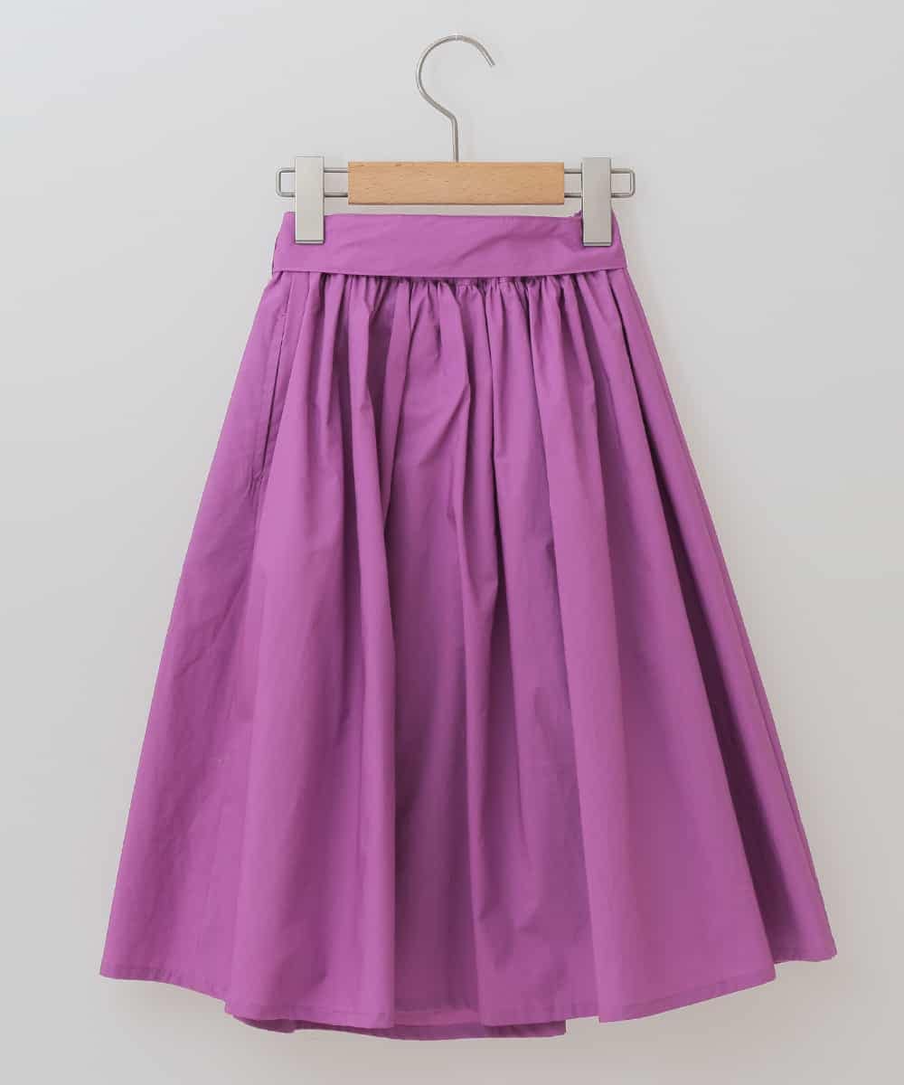 KJHDD05034 a.v.v KIDS(アー・ヴェ・ヴェ) [100-130]ウェストリボンラップスカート[WEB限定サイズ] パープル