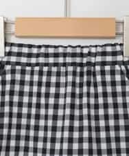 KJHED80039 a.v.v KIDS(アー・ヴェ・ヴェ) [110-150]ギンガムフリルスカート ブラック