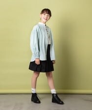 KJHES30034 a.v.v KIDS(アー・ヴェ・ヴェ) [100-130]インナーパンツ付きプリーツスカート ピンク