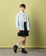 KJHEU30044 a.v.v KIDS(アー・ヴェ・ヴェ) [160]インナーパンツ付きプリーツスカート ブラック