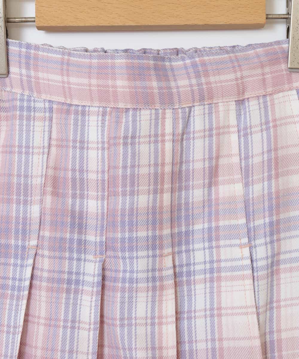KJHEU30044 a.v.v KIDS(アー・ヴェ・ヴェ) [160]インナーパンツ付きプリーツスカート ピンク