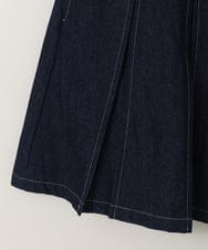 KJHFA23034 a.v.v KIDS(アー・ヴェ・ヴェ) [120-130]インパン付きタックプリーツスカート ブルー