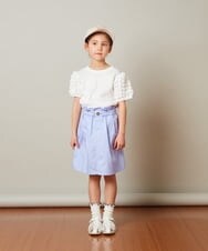 KJHFT40029 a.v.v KIDS(アー・ヴェ・ヴェ) [140-150]タックスカート デニム