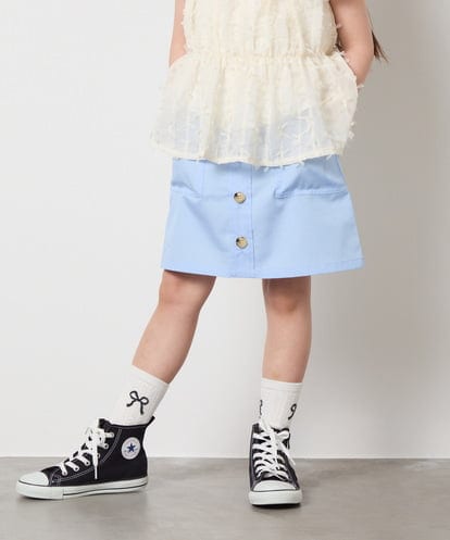 KJHGA02034 a.v.v KIDS [120-130]ベイカーポケットスカート