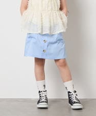 KJHGB02039 a.v.v KIDS(アー・ヴェ・ヴェ) [140-150]ベイカーポケットスカート ベージュ
