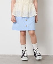 KJHGB02039 a.v.v KIDS(アー・ヴェ・ヴェ) [140-150]ベイカーポケットスカート ベージュ
