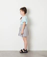 KJHGD55039 a.v.v KIDS(アー・ヴェ・ヴェ) [120-160]リボンプリーツスカート ライトグレー
