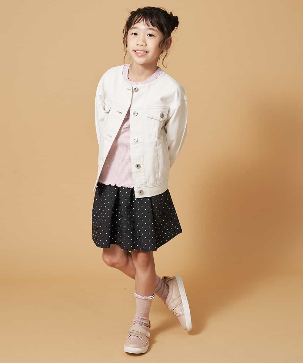 KJHGM20016 a.v.v KIDS(アー・ヴェ・ヴェ) [100-130]【選べる10色展開】まいにちスカート[WEB限定サイズ] ライトブルー(花柄)