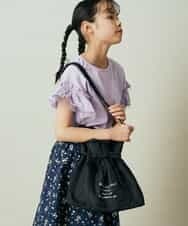 KJHGP01019 a.v.v KIDS(アー・ヴェ・ヴェ) [100-130]タックフレアスカート デニム