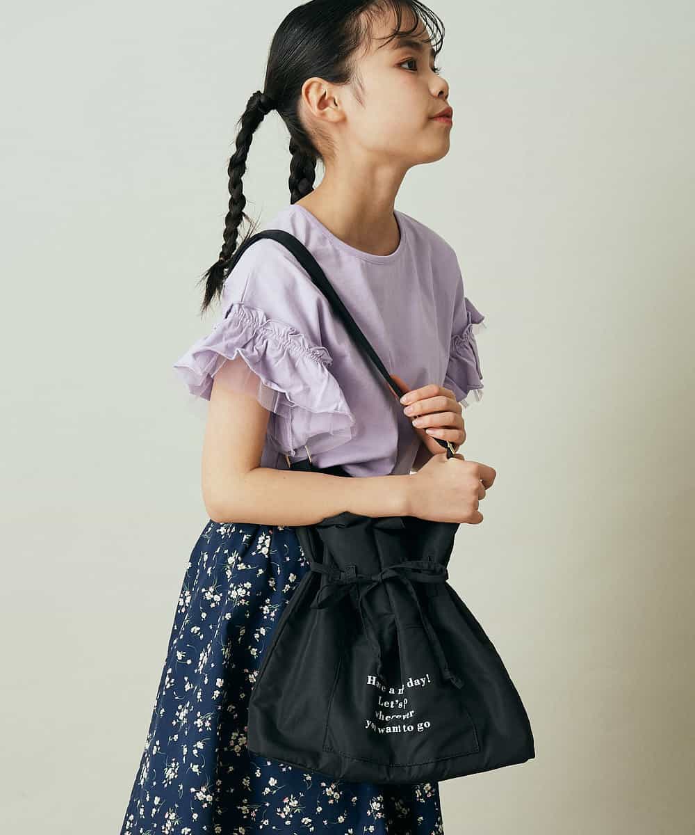 KJHGP01019 a.v.v KIDS(アー・ヴェ・ヴェ) [100-130]タックフレアスカート デニム