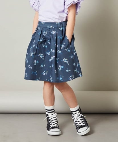 KJHGS03019 a.v.v KIDS [100-130]タックフレアスカート