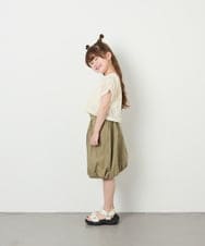 KJHHD75039 a.v.v KIDS(アー・ヴェ・ヴェ) [130-160]【冷感/速乾】裾ドロストスカート カーキ