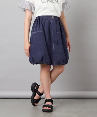 KJHHD75039 a.v.v KIDS [130-160]【冷感/速乾】裾ドロストスカート