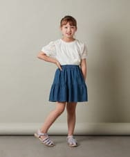 KJHHT04029 a.v.v KIDS(アー・ヴェ・ヴェ) [140-150]ティアードミニスカート ブラック