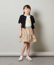 KJHHT04029 a.v.v KIDS(アー・ヴェ・ヴェ) [140-150]ティアードミニスカート ブラック