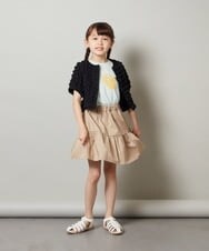 KJHHU04034 a.v.v KIDS(アー・ヴェ・ヴェ) [160]ティアードミニスカート デニム