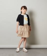 KJHHU04034 a.v.v KIDS(アー・ヴェ・ヴェ) [160]ティアードミニスカート デニム