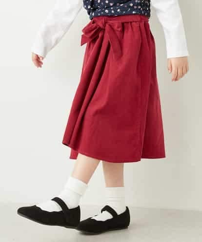 KJHJD03034 a.v.v KIDS [100-130]21ウェルサッシュベルト付ミディ丈スカート[WEB限定サイズ]