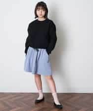 KJHJM23019 a.v.v KIDS(アー・ヴェ・ヴェ) [100-130]デイリーフレアスカート ベージュ