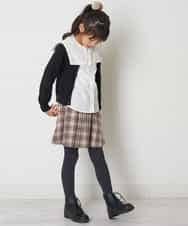 KJHJM23019 a.v.v KIDS(アー・ヴェ・ヴェ) [100-130]デイリーフレアスカート ベージュ