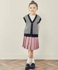 KJHJR32039 a.v.v KIDS(アー・ヴェ・ヴェ) [160]プリーツスカート ブラック