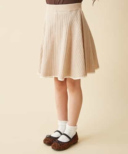KJHKH05034 a.v.v KIDS [140-150]ニットフレアスカート