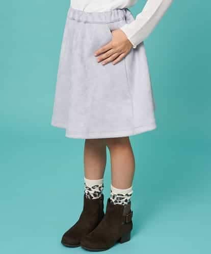 KJHKJ11024 a.v.v KIDS 【洗濯機で洗える】[100-130]フェイクスエードダンボールスカート[WEB限定サイズ]