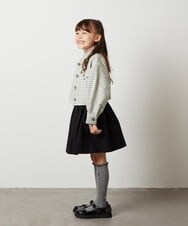 KJHKS41024 a.v.v KIDS(アー・ヴェ・ヴェ) [110-130]タックフレアスカート ピンク