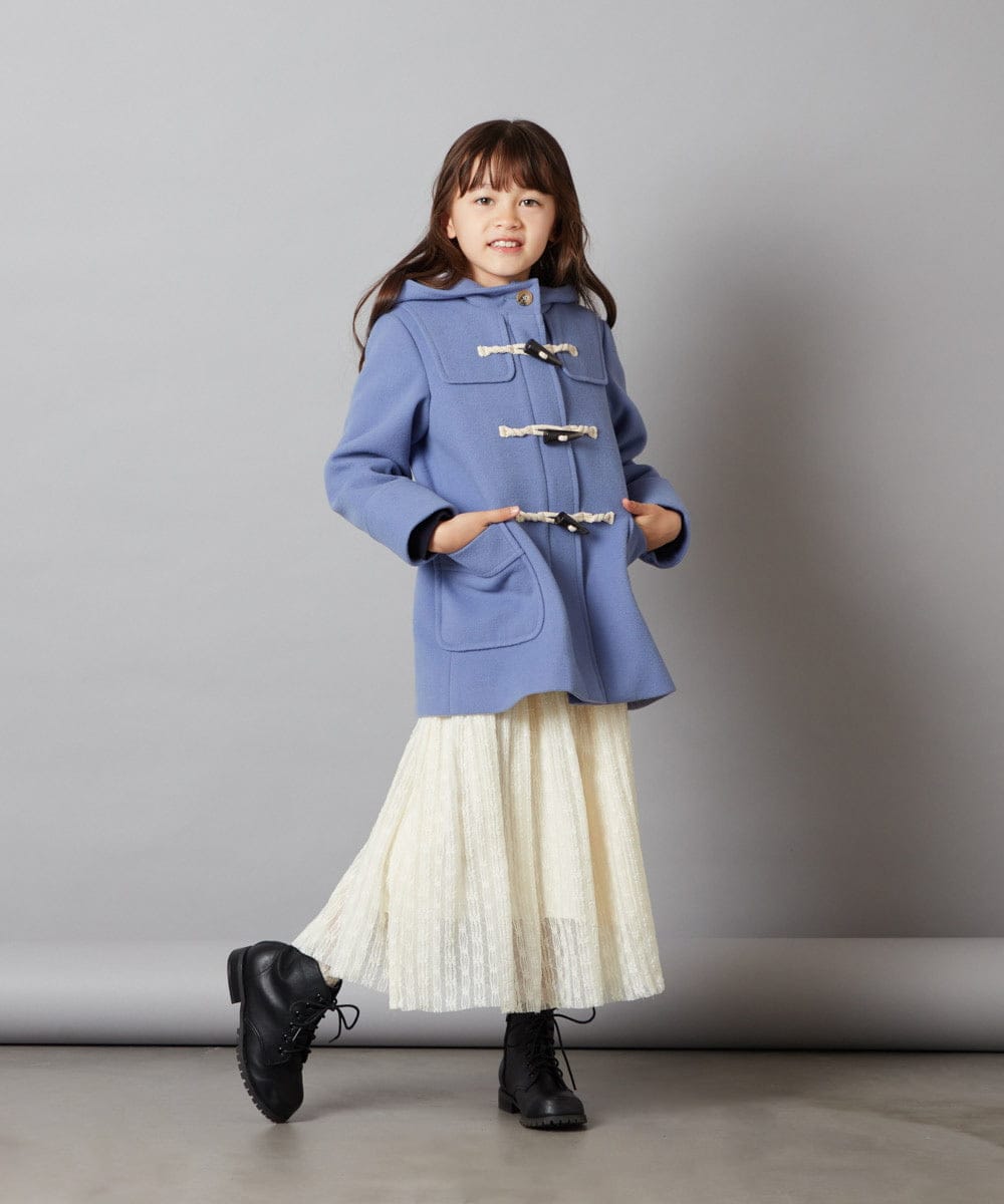 KJHLS60029 a.v.v KIDS(アー・ヴェ・ヴェ) [110-130]チュールロングスカート アイボリー