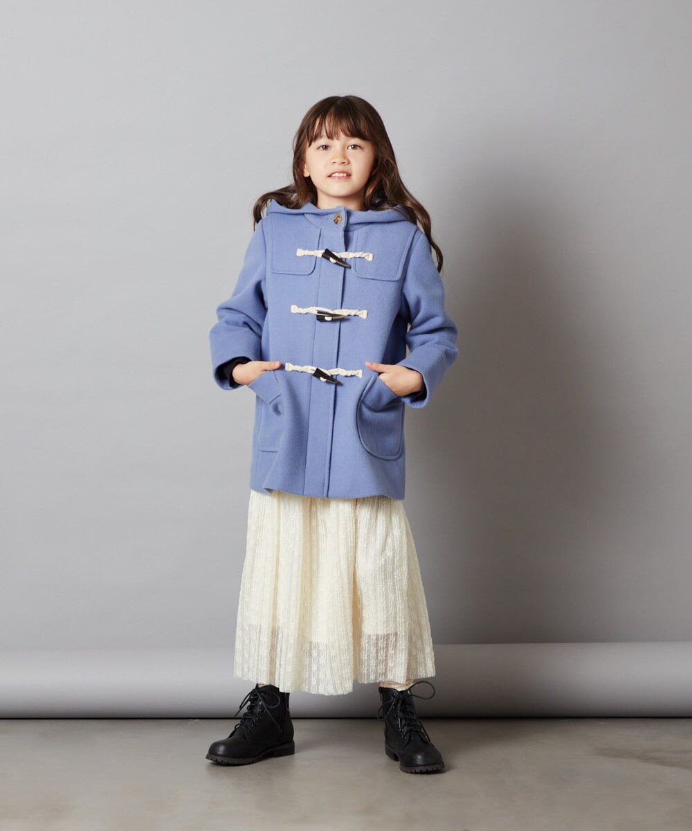 KJHLS60029 a.v.v KIDS(アー・ヴェ・ヴェ) [110-130]チュールロングスカート アイボリー