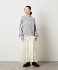 KJHLS60029 a.v.v KIDS(アー・ヴェ・ヴェ) [110-130]チュールロングスカート アイボリー