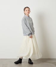 KJHLS60029 a.v.v KIDS(アー・ヴェ・ヴェ) [110-130]チュールロングスカート アイボリー