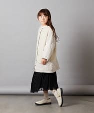 KJHLS60029 a.v.v KIDS(アー・ヴェ・ヴェ) [110-130]チュールロングスカート アイボリー