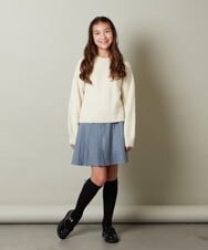 KJHLS61029 a.v.v KIDS(アー・ヴェ・ヴェ) [100-130]プリーツスカート ブラック