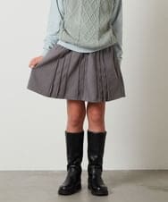 KJHLS61029 a.v.v KIDS(アー・ヴェ・ヴェ) [100-130]プリーツスカート ブラック