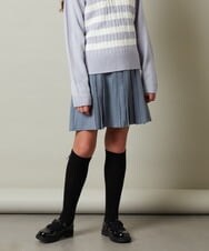 KJHLS61029 a.v.v KIDS(アー・ヴェ・ヴェ) [100-130]プリーツスカート ブラック