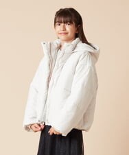 KJJAB02079 a.v.v KIDS(アー・ヴェ・ヴェ) [140-150]中綿ショートアウター アイボリー