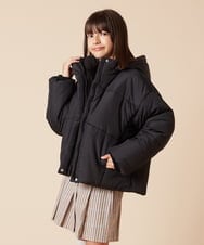 KJJAB02079 a.v.v KIDS(アー・ヴェ・ヴェ) [140-150]中綿ショートアウター ブラック