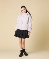 KJJAD02069 a.v.v KIDS(アー・ヴェ・ヴェ) [100-160]【フード取り外し可能/お家で洗える】中綿ショートブルゾン ピンク