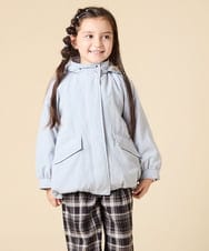 KJJAD04069 a.v.v KIDS(アー・ヴェ・ヴェ) [120-160]【フード取り外し可能/お家で洗える】裏ボアマウンテンパーカー ライトブルー