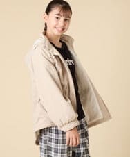 KJJAD04069 a.v.v KIDS(アー・ヴェ・ヴェ) [120-160]【フード取り外し可能/お家で洗える】裏ボアマウンテンパーカー ライトブルー
