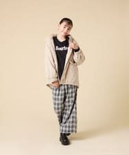 KJJAD04069 a.v.v KIDS(アー・ヴェ・ヴェ) [120-160]【フード取り外し可能/お家で洗える】裏ボアマウンテンパーカー ライトブルー