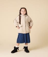 KJJAD04069 a.v.v KIDS(アー・ヴェ・ヴェ) [120-160]【フード取り外し可能/お家で洗える】裏ボアマウンテンパーカー ライトブルー