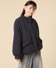 KJJAD04069 a.v.v KIDS(アー・ヴェ・ヴェ) [120-160]【フード取り外し可能/お家で洗える】裏ボアマウンテンパーカー ライトブルー