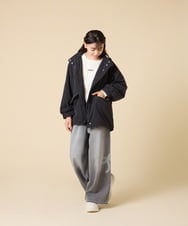 KJJAD04069 a.v.v KIDS(アー・ヴェ・ヴェ) [120-160]【フード取り外し可能/お家で洗える】裏ボアマウンテンパーカー ライトブルー
