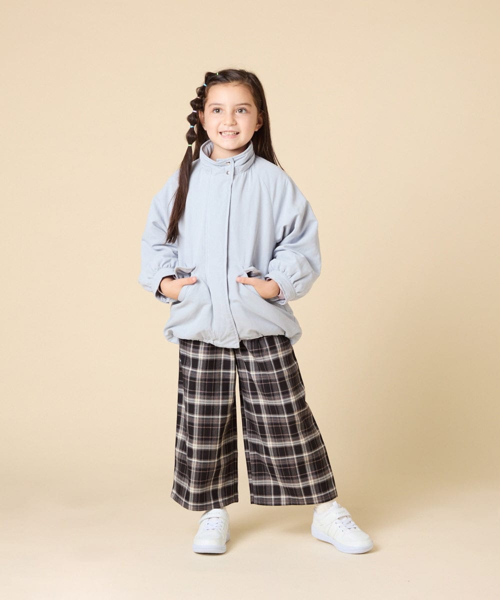 KJJAD04069 a.v.v KIDS(アー・ヴェ・ヴェ) [120-160]【フード取り外し可能/お家で洗える】裏ボアマウンテンパーカー ライトブルー
