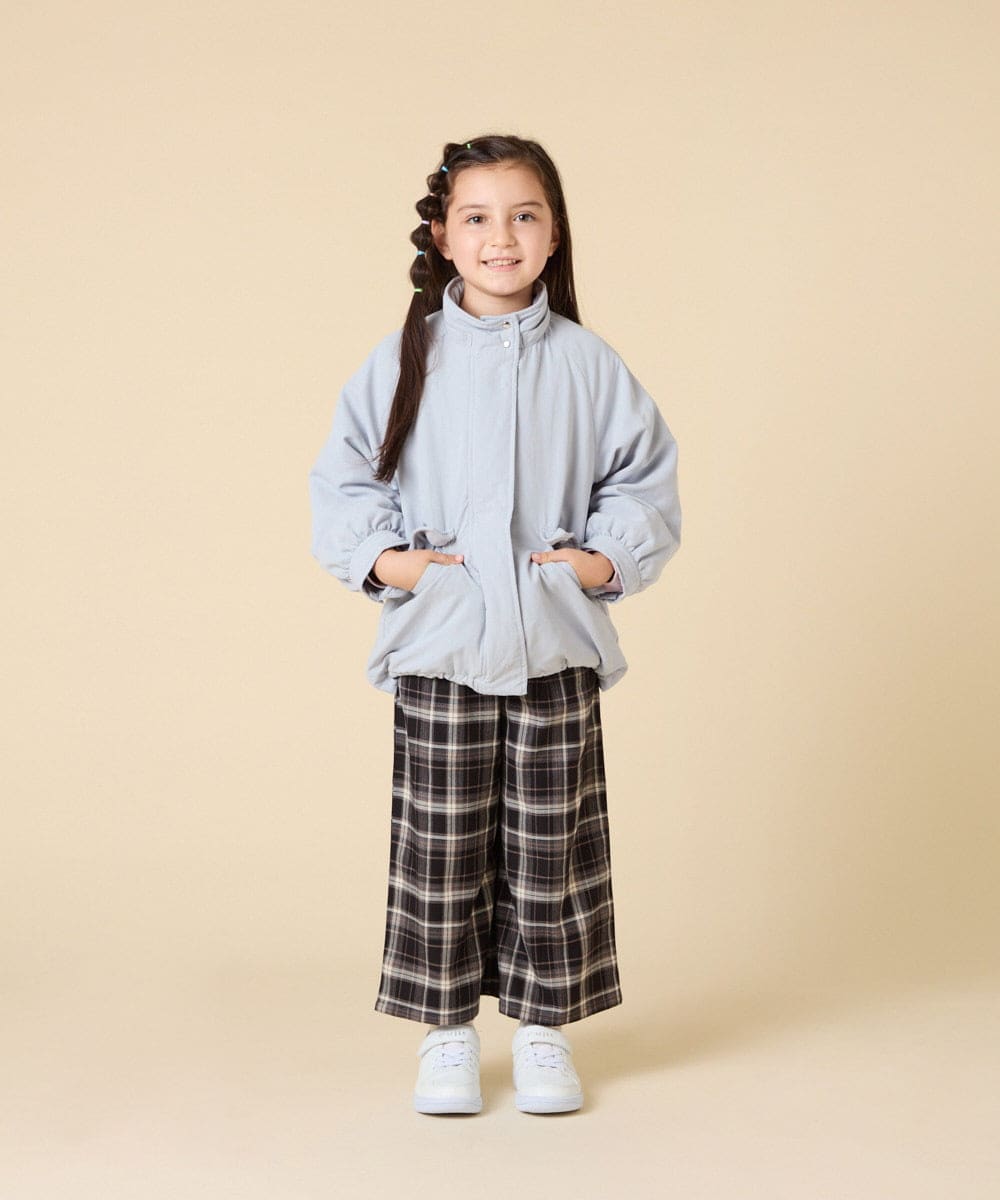 KJJAD04069 a.v.v KIDS(アー・ヴェ・ヴェ) [120-160]【フード取り外し可能/お家で洗える】裏ボアマウンテンパーカー ライトブルー