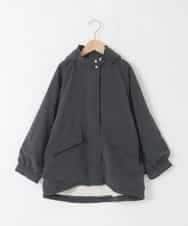 KJJAD04069 a.v.v KIDS(アー・ヴェ・ヴェ) [120-160]【フード取り外し可能/お家で洗える】裏ボアマウンテンパーカー ブラック