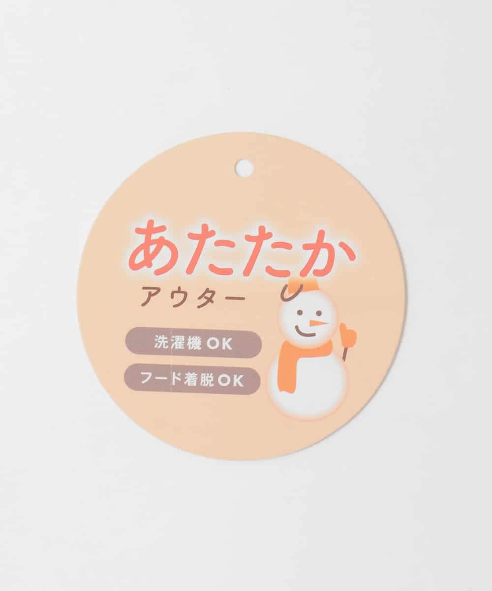 KJJAG02089 a.v.v KIDS(アー・ヴェ・ヴェ) [130-160]【手洗い可/フード取り外し可】フェイクレザーブルゾン ブラック
